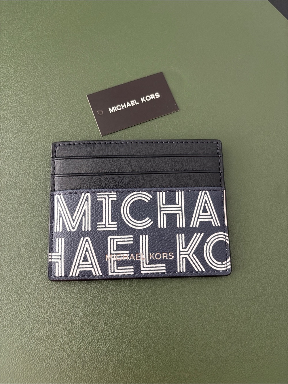 Michael Kors Cooper Logo Card Case